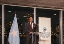 Ergada Soomaaliya ee Qaramada Midoobay oo Munaasabad Casho Sharaf ah u qabtay Danjireyaasha