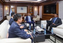 Ra’iisul Wasaaraha XJFS oo Xafiiskiisa ku qaabilay Safiirka Dowladda Shiinaha u fadhiya Dalka Soomaaliya