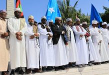 Culimada Soomaaliyeed oo Magaalada Muqdisho ku qabtay Banaan bax ay kaga soo horjeedaan farogelinta Israa’iil kula kacday Dalka Soomaaliya