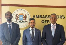 Safiiradda Soomaaliya iyo Sucuudiga u fadhiya koonfur Afrika oo kulan wada qaatay