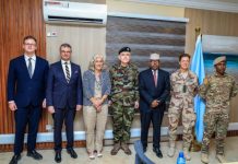 Wasiir Fiqi oo qaabilay madaxa Guddiga Ciidamada Midowga Yurub