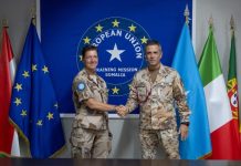 Sarreeye Guuto Elio Manes oo si Rasmi ah u La Wareegay Taliska Howlgalka Tababarka Midowga Yurub ee Soomaaliya