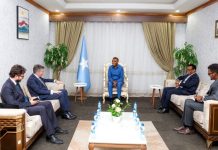 RW Xamsa Cabdi Bare oo Xafiiskiisa ku qaabilay Wafdi ka socda Dowladda Turkiga