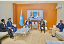 Wasiiru Dowlaha Wasaaradda Dekedaha iyo Badda ee XJFS oo soo dhoweyn u sameeyay Wafdi ka socday Dowladda Turkiga