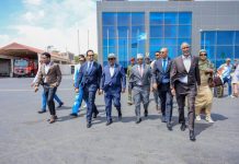 Wafdi Heer Sare oo ka Socda Dowladda Federaal Soomaaliya oo Maanta gaaray Magaalada Laascaano, Caasimadda Dowladda Goboleedka Waqooyi Bari