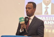 wasiir kuxigeenka Warfaafinta XFS iyo wafdi uu hoggaaminayo oo munaasabad soo dhoweyn ah xalay loogu sameeyey London