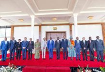 Danjiraha Soomaaliya ee Kenya oo ka qayb ah danjirayaal lagu casuumay madaxtooyada Kenya