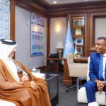 Ra’iisul wasaaraha XFS oo xafiiskiisa ku qaabilay safiirka dowladda qatar