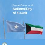 Dowladda Soomaaliya oo Hambalyo u dirtay Dowladda Kuwait Munaasabadda Maalinta Qarankeeda Awgeed