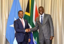 Soomaaliya iyo Koofur Afrika oo yeeshay wadahadallo muhiim ah