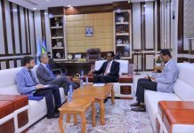 Wasiirka ganacsiga XFS oo kulan la qaatay safiirka Talyaaniga u fadhiya Soomaaliya