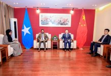 Agaasimaha Guud ee Wasaaradda Arrimaha Guddaha oo kulan la qaatay Danjiraha Dalka Shiinaha u fadhiya Soomaaliya