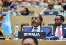 Madaxweyne Xasan Sheekh oo Khudbad ka jeediyay Shir Madaxeedka Afrika