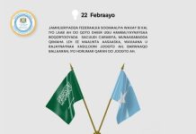 Soomaaliya oo hambalyo u dirtay Boqortooyada Sacuudiga