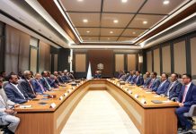 Madaxweyne xasan sheekh oo xubnaha golaha mustaqbalka ku soo dhaweeyey madaxtooyada qaranka