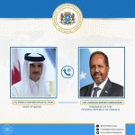 Madaxweyne Xasan Sheekh oo wadahadal la yeeshay Amiirka Qatar iyo Boqorka Urdun