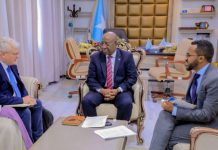 Wasiirka Warfaafinta oo Xafiiskiisa ku qaabilay Wakiilka Hay’adda Horumarinta Qaramada Midoobay ee Soomaaliya