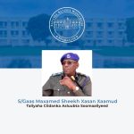 Golaha Wasiirrada XJFS oo Taliyaha Ciidanka Asluubta u Magacaabay Sarreeye Gaas Maxamed Sheekh Xasan Xaamud.