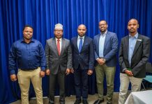 Wasiirrada Amniga Gudaha iyo Gaashaandhigga XJFS oo ka qeybgalay gunaanadka Barnaamij la xiriiray Horumarinta Amniga