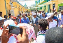 Wasiirka Gaashaandhigga oo booqday qeybo kamid ah Xaafadaha Magaalada Baydhabo