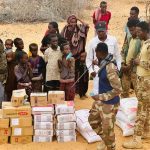 Ciidanka Xoogga Dalka oo Raashiin gaarsiiyay Bulshada ay Abaartu saameysay