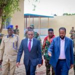 Hoggaamiye Jibriil Cabdirashiid Xaaji oo Kormeer shaqo ku tagay Wasaaradaha Koonfur Galbeed