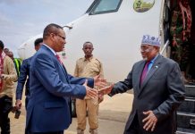 Hoggaamiyaha Koonfur Galbeed oo Magaalada Baydhabo ku soo dhaweeyay Guddoomiyaha Golaha Shacabka ee JFS