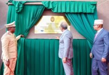 Madaxweyne Xasan Sheekh oo xarigga ka jaray Dhismeyaal cusub