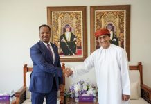 Wasiirka Arrimaha Dibadda XFS oo Muscat kula kulmay hoggaanka sare ee ASYAD