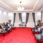 Madaxweyne Xasan Sheekh iyo wafdi uu hoggaaminayo oo gaaray Baydhabo