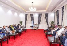 Madaxweyne Xasan Sheekh iyo wafdi uu hoggaaminayo oo gaaray Baydhabo