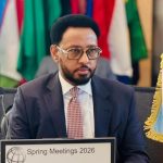 Wasiirka Maaliyadda XFS oo khudbad ka jeediyay kulanka Bangiga Dunida ee Washington