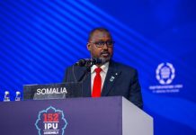 Guddoomiye Abshirow oo khudbad ka jeediyay shirweynaha Baarlamaanada Adduunka