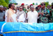 Guddoomiyaha Baarlamaanka oo ka qaybgalay Aas Qaran oo loo sameeyay saraakiil shalay ku shahiidday dagaal ka dhacay duleedka Baydhabo