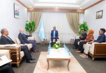Ra’iisul Wasaaraha XJFS oo qaabilay Wafdi ka socday Hay’adda Cuntada Adduunka ee “WFP”
