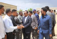 Wafdi uu Hoggaaminaayo Wasiirka Wasaaradda Caafimaadka XFS oo Gaaray Magaalada Jowhar ee Xarunta Maamul Goboleedka Hir-Shabeele