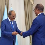 Madaxweynaha JFS oo Warqadaha AQoonsiga Danjironimo ka gudoomay Safiirka cusub ee Dowladda Jabuuti u fadhiya Somaaliya