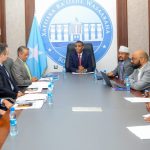Ra’iisul Wasaaraha XJFS Mudane Xamsa Cabdi Barre oo qaabilay Danjiraha Dowladda Talyaaniga u fadhiya Soomaaliya