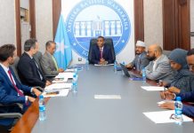 Ra’iisul Wasaaraha XJFS Mudane Xamsa Cabdi Barre oo qaabilay Danjiraha Dowladda Talyaaniga u fadhiya Soomaaliya