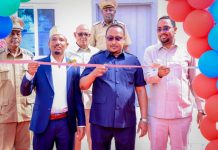 Guddoomiyaha Gobolka Banaadir oo Xarigga ka jaray Xarunta Cusub ee Degmada Shangaani