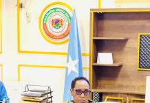 Taliye ku xigeenka Ciidanka Dhulka oo Shir guddoomiyay kulan looga hadlayay Amniga Gobolka Bay