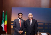 Wasiirka Maaliyadda oo kulan la qaatay Madaxweynaha Bangiga Horumarinta Afrika