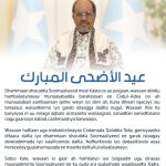 Madaxweyne Xasan Sheekh oo bulshada Soomaaliyeed la wadaagay hambalyada Ciidda