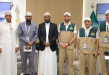 Wasiir Roobow oo la kulmay Wasiirka Xajka iyo Cumrada Boqortooyada Sucuudiga