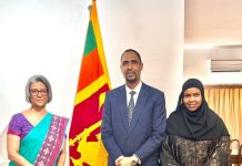Safiirka Soomaaliya ee Dalka Hindiya u fadhiya oo kulan la yeeshay dhiggiisa Sri Lanka ee New Delhi
