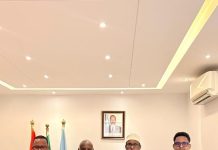 Safiirka Soomaaliya ee u jooga Wadanka Masar oo Xarunta Safaarada Soomaaliya ee Magaalada Qaahira ku soo dhaweeyay Dr:Xabeeb