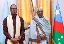 Hoggaamiyaha Maamulka Koonfur Galbeed Soomaaliya oo la kulmay Guddoomiyaha Hayโadda SODMA