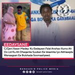 Ciidanka Booliska Soomaaliyeed oo wada Hawlgallo Lagu Ciribtirayo Anshax-Xumada iyo Falalka Lidka ku ah Dhaqanka Suubaan ee Islaamka