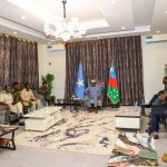 Hoggaamiye Aadan Madoobe oo shir-guddoomiyay Kulan looga hadlayay adkeynta Amniga Deegaannada K/Galbeed Soomaaliya