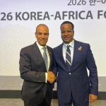 Wasiirka Arrimaha Dibadda Soomaaliya oo Magaalada Seoul kula Kulmay Dhiggiisa Dalka Masar
